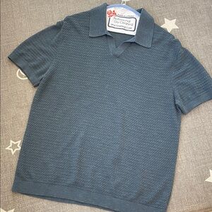 Theory Men's Blue Polo Shirt